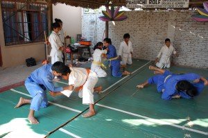 En una clase de Judo En una clase de Judo
